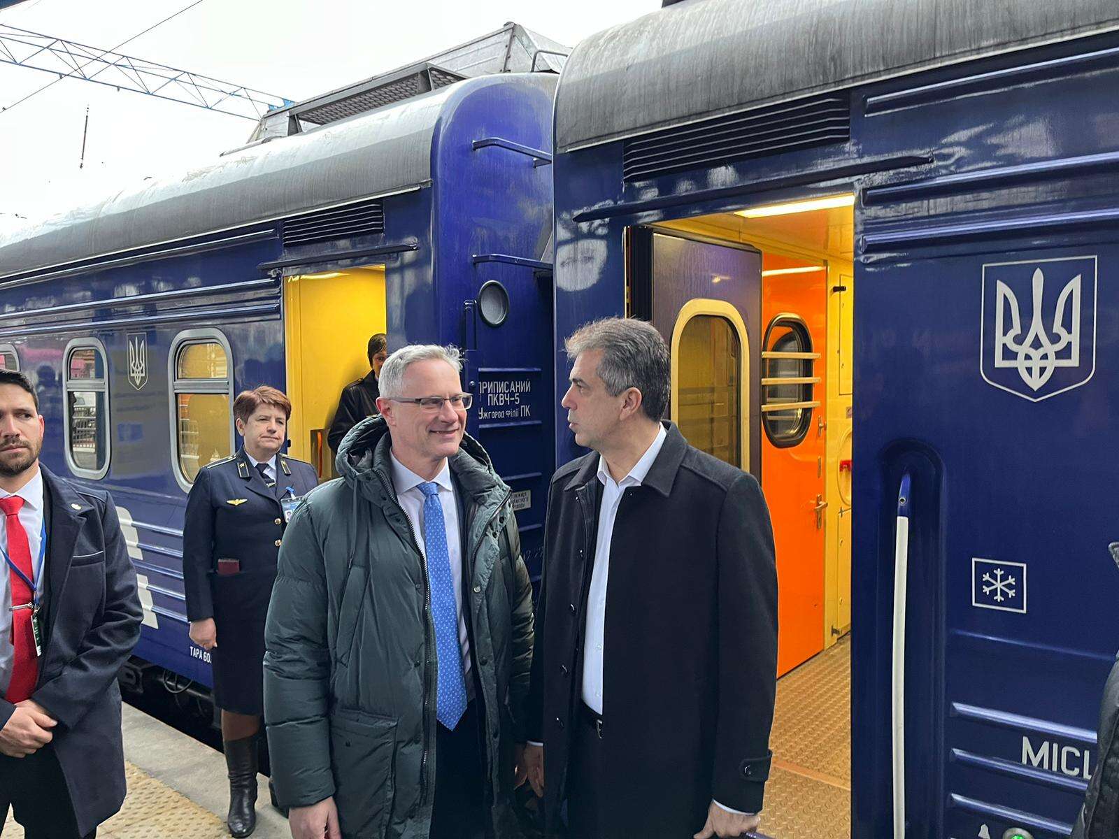 השר אלי כהן באוקראינה