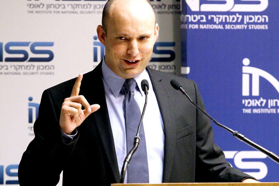 בנט, אתמול. "לא מתנצלים" // צילום: קוקו // בנט, אתמול. "לא מתנצלים" ,