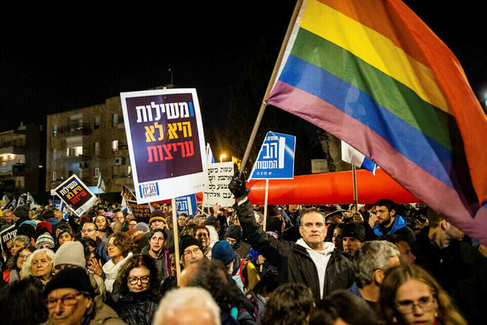 מפגינים נגד הרפורמה המשפטית , אורן בן חקון