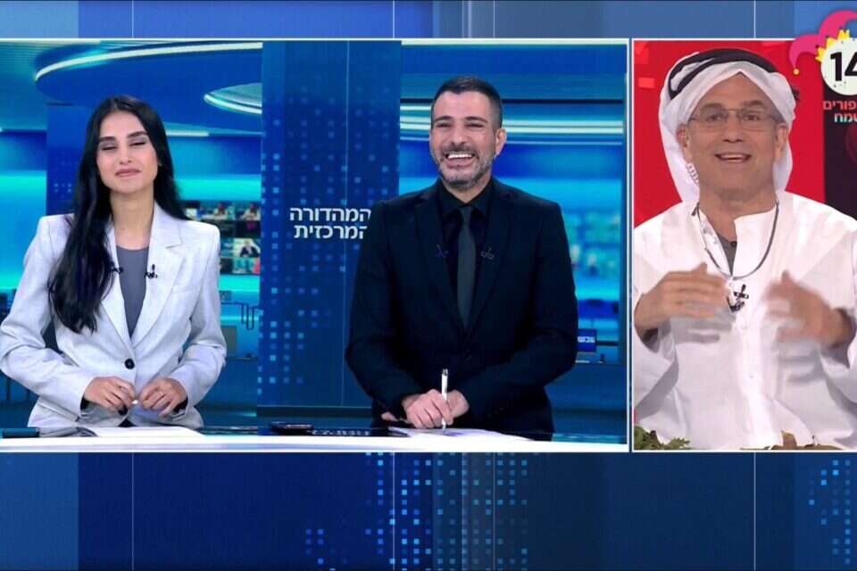 מהדורת חדשות ערוץ 14. פופוליזם לא מושקע, בלי עיתונות וכמעט בלי נשים , צילום מסך ערוץ 14