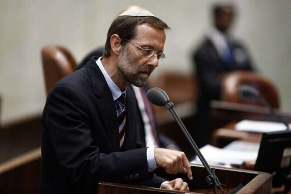 משה פייגלין במליאת הכנסת, ארכיון // משה פייגלין במליאת הכנסת, ארכיון , 