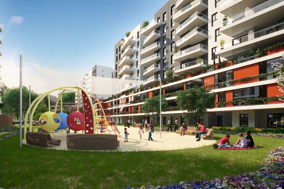 צילום: יח"צ, 3dvision // הדמיית הפרויקט בנשר ,