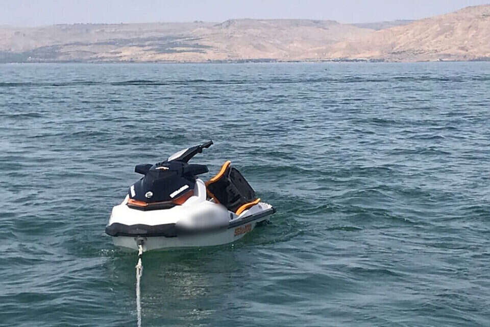 אופנוע ים בכנרת , דוברת המשטרה (ארכיון)