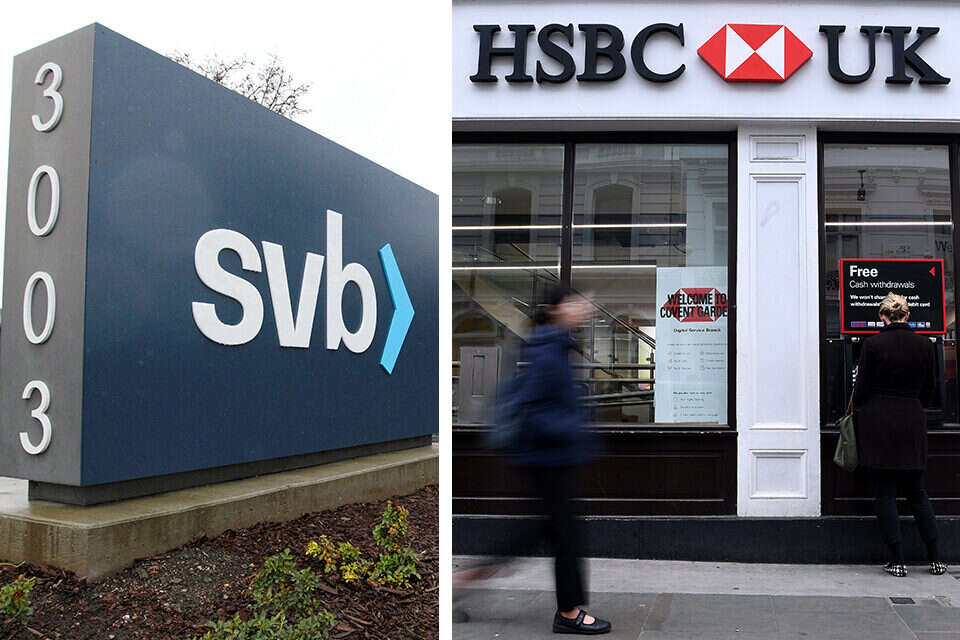 HSBC וסיליקון ואלי בנק