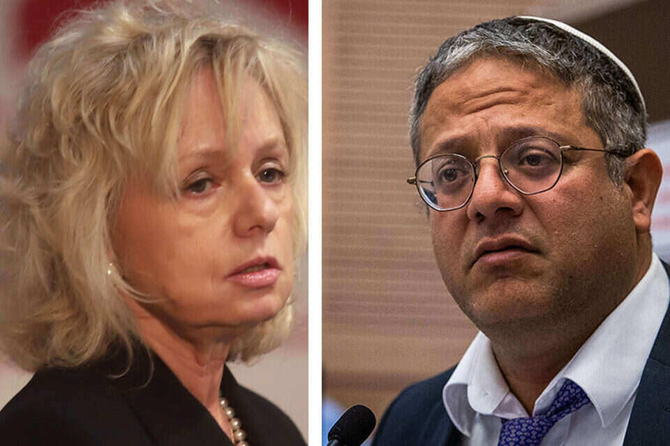 השר בן גביר והיועמ"שית בהרב מיארה