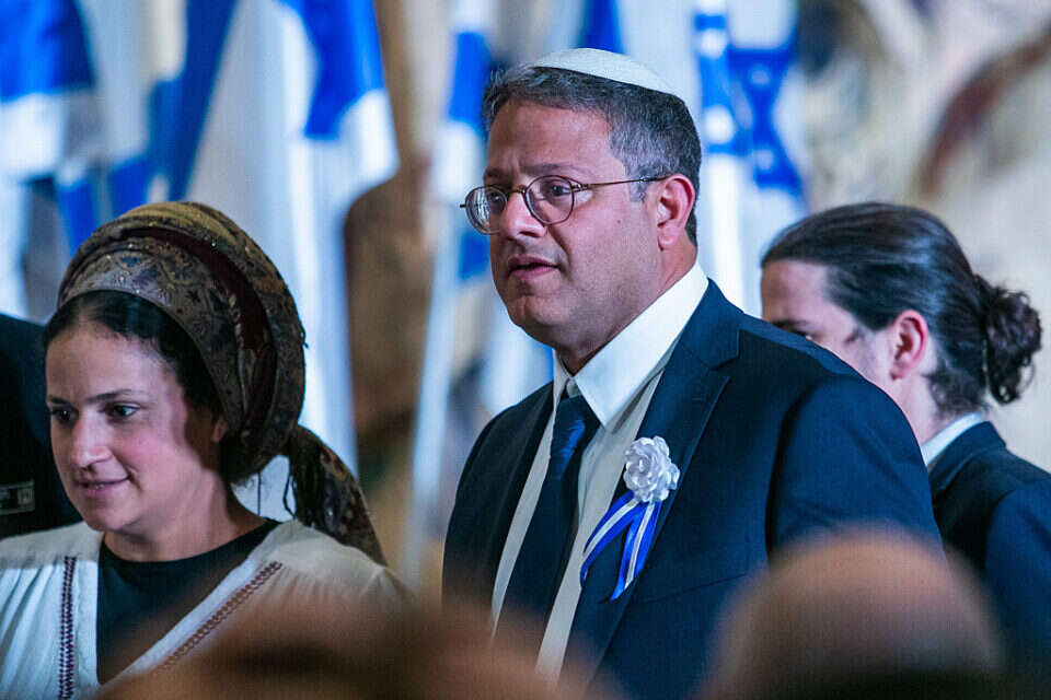 ללא דובר. השר איתמר בן גביר (ארכיון) , אורן בן חקון
