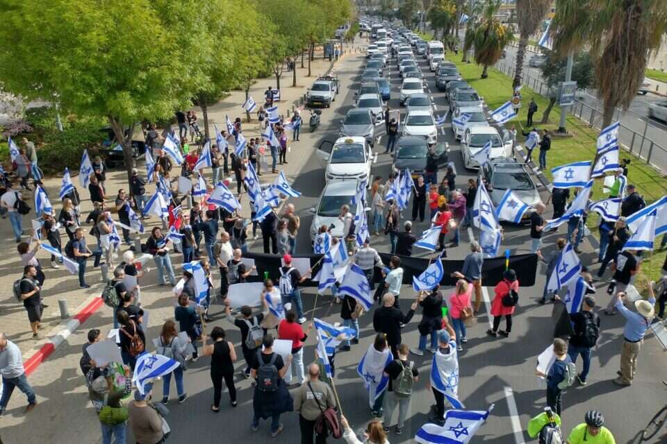 חסימת רחוב רוקח בתל אביב , ללא