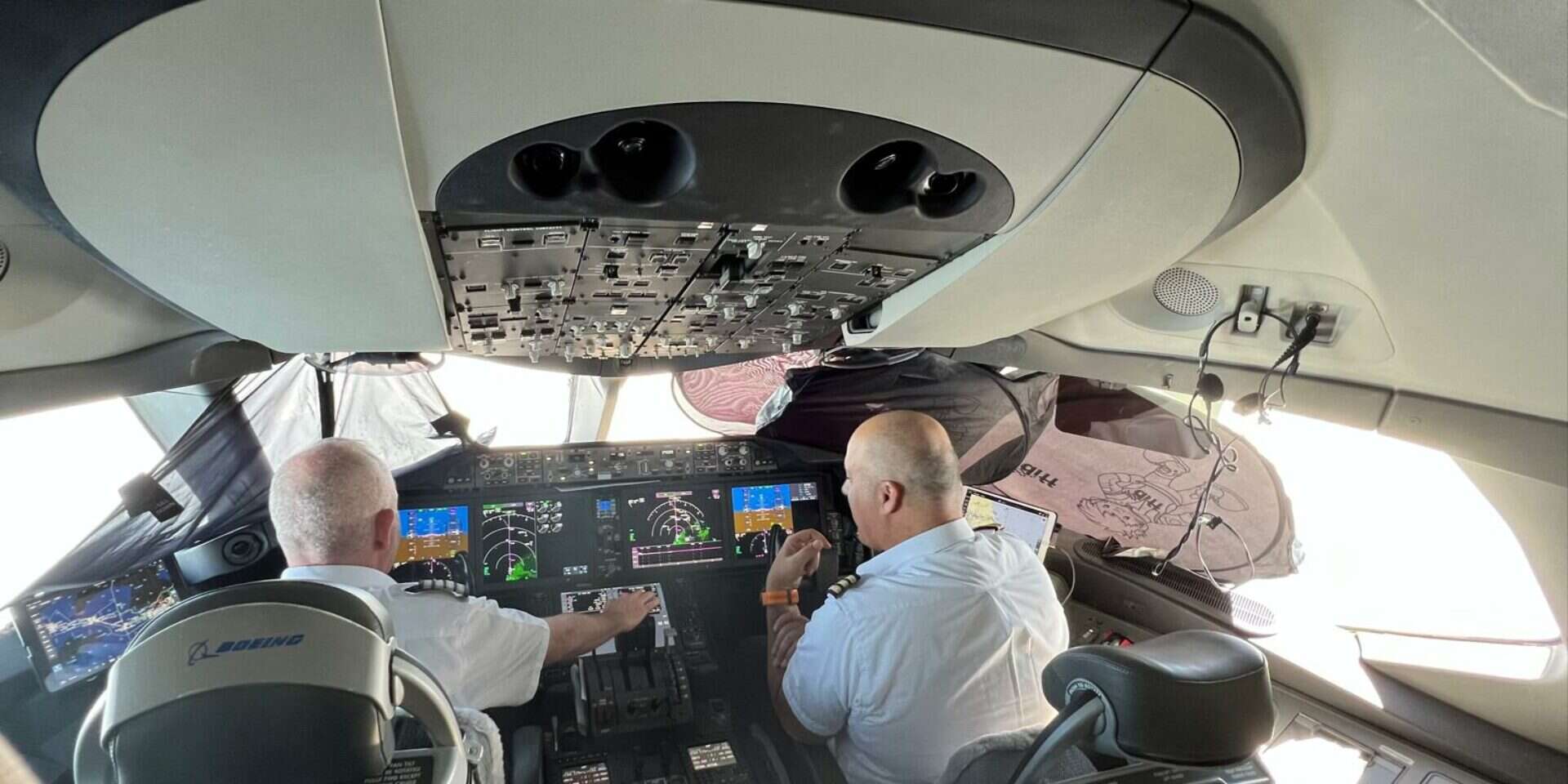 תא הטייס במטוס אל על , אילן גטניו