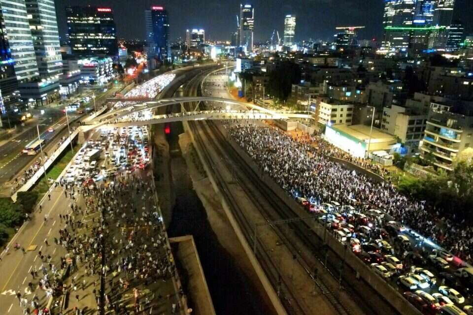 איילון נחסם בשני הכיוונים , אמיר גולדשטיין