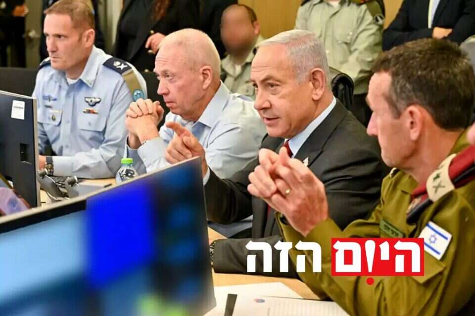 נתניהו, הרצי הלוי וגלנט.  , קובי גדעון לע"מ