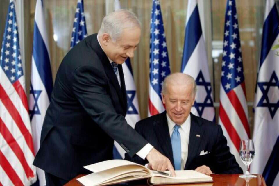 עמדה לעומתית. ביידן ונתניהו בימים אחרים (ארכיון) , רויטרס