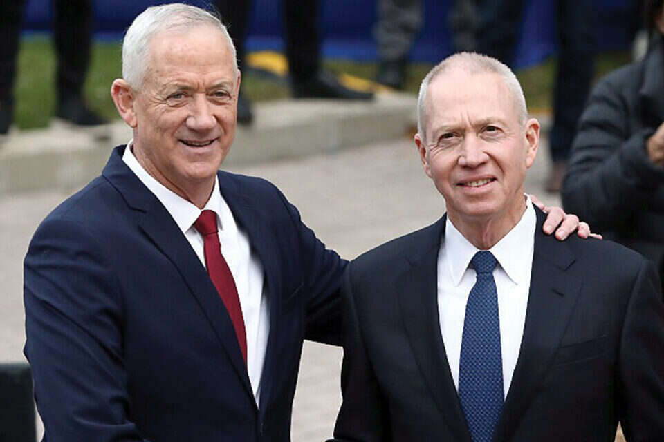בני גנץ ויואב גלנט