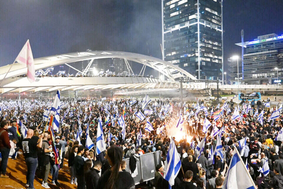 ההפגנות נגד הרפורמה המשפטית בתל אביב , יוסי זליגר