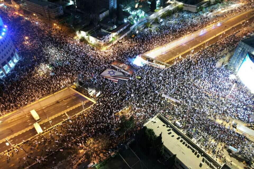 ההפגנה בקפלן , אמיר גולדשטיין