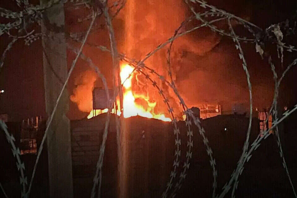 תוצאות של תקיפה בסוריה המיוחסת לישראל. ארכיון , רשתות ערביות