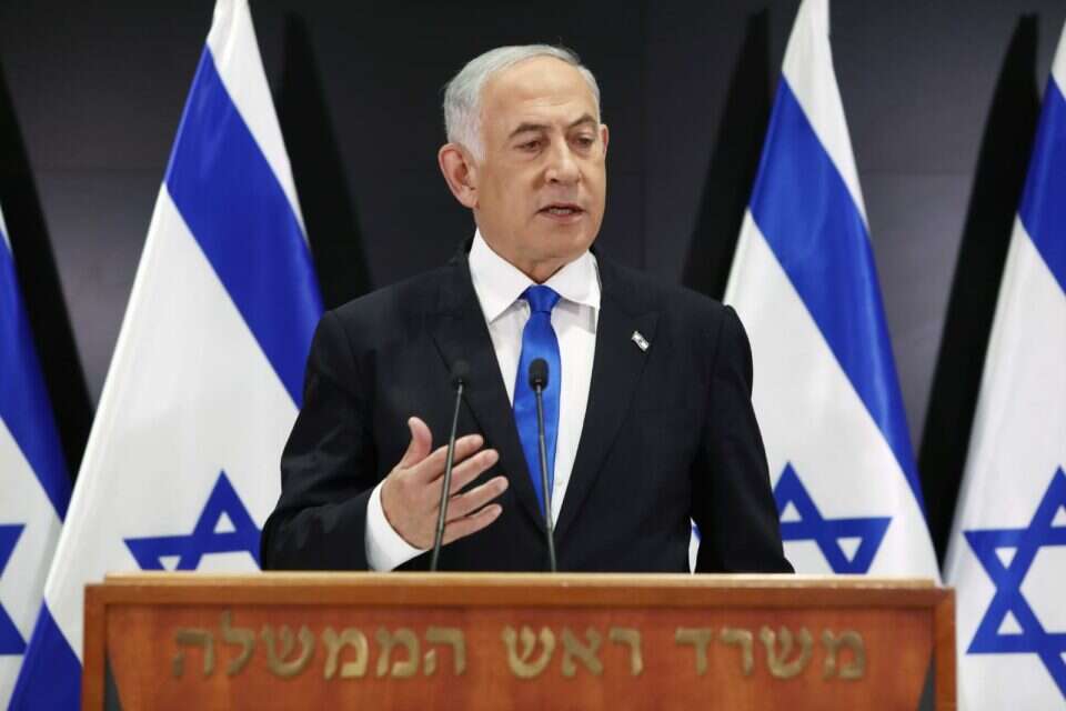 רה"מ נתניהו בהצהרתו לתקשורת, השבוע