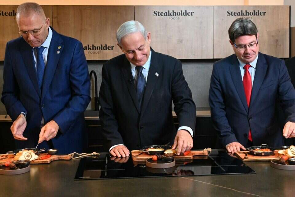 נתניהו בביקור בחברת "סטייקהולדר" ברחובות , חיים צח/ לע"מ