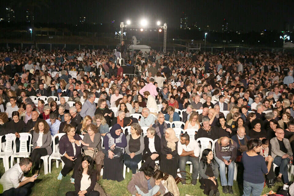 מתיחות. טקס הזיכרון הישראלי־פלשתיני , יהושע-יוסף