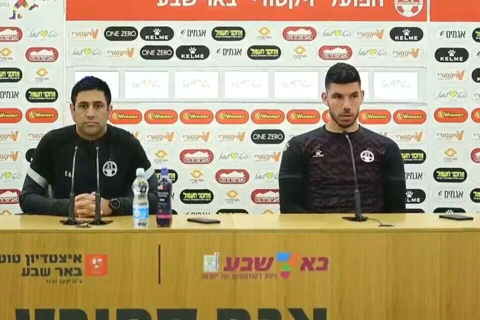 ברדה עם גלזר. אופטימיים לקראת מחר , הפועל ב"ש