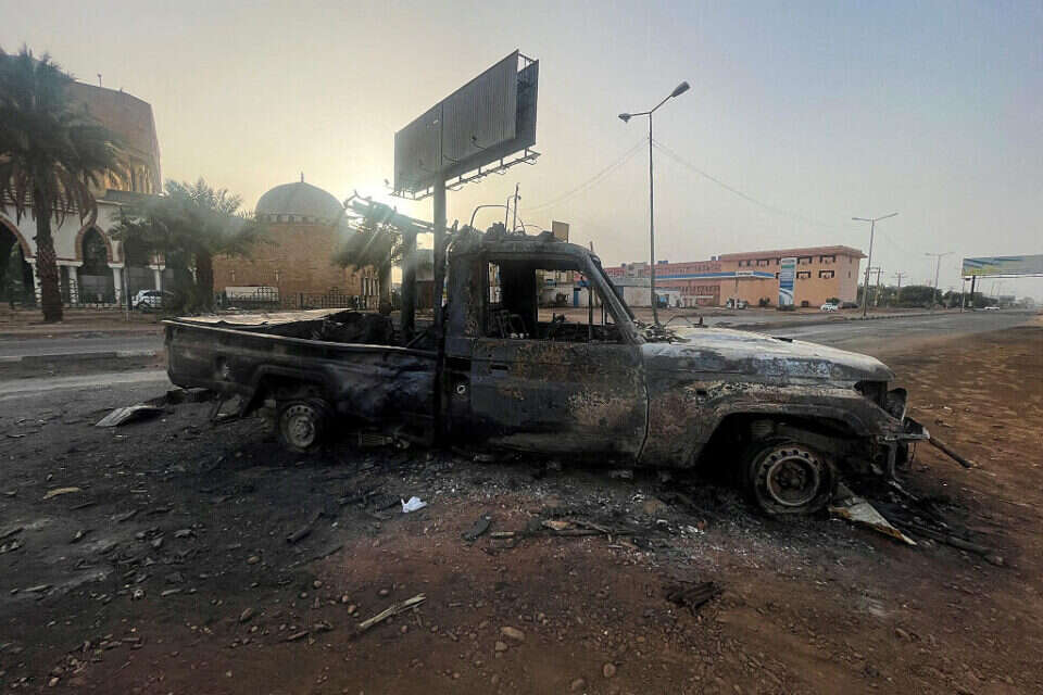 הרס בחרטום בירת סודאן , רויטרס