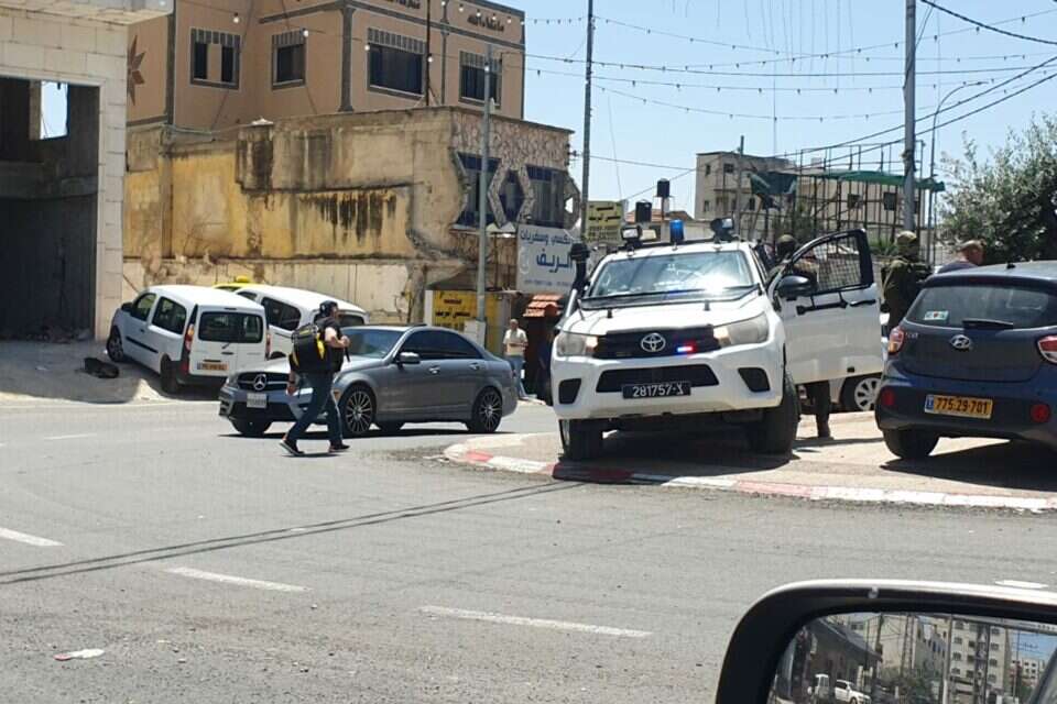 מקום הפיגוע בחווארה. (ארכיון) , TPS