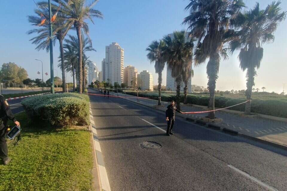 זירת התאונה בנתניה (ארכיון) , שומאל בוכריס