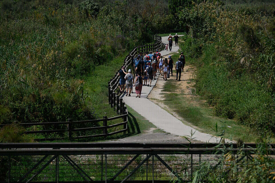 מטיילים בשמורת החולה (ארכיון) , אייל מרגולין, ג'יני