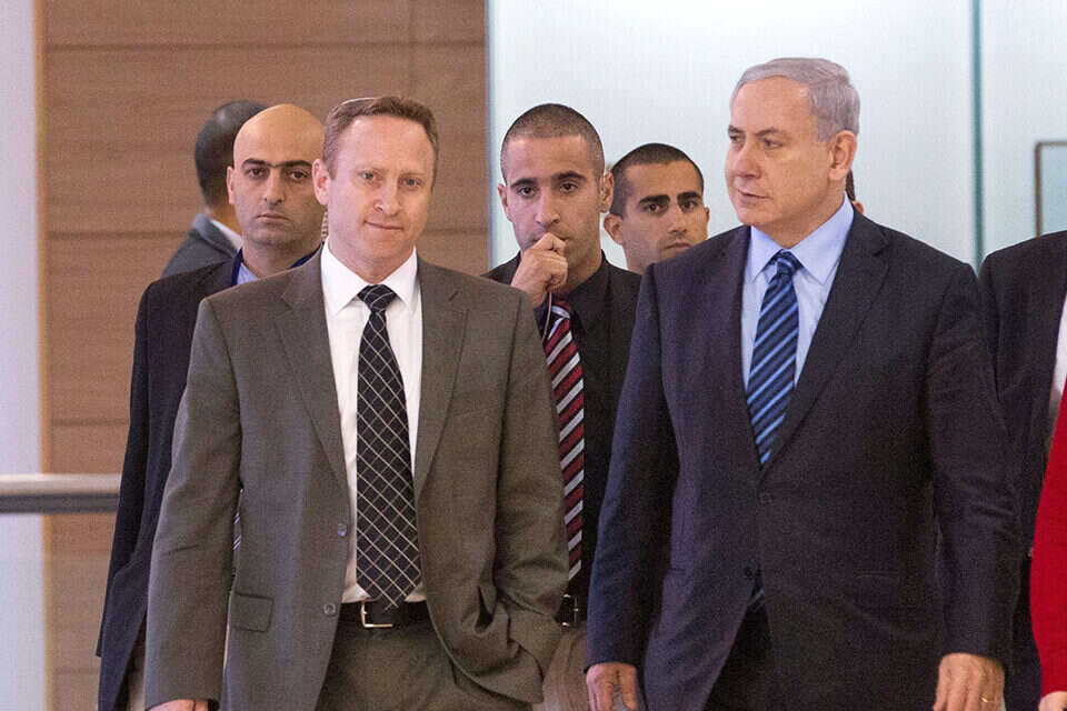 ארי הרו וראש הממשלה בנימין נתניהו (ארכיון) , מרים אלסטר - פלאש90