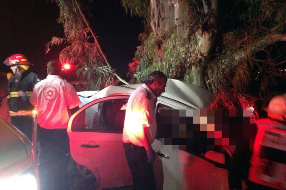 צילום: דוברות מד"א // צוותי מד"א בזירת האירוע ,