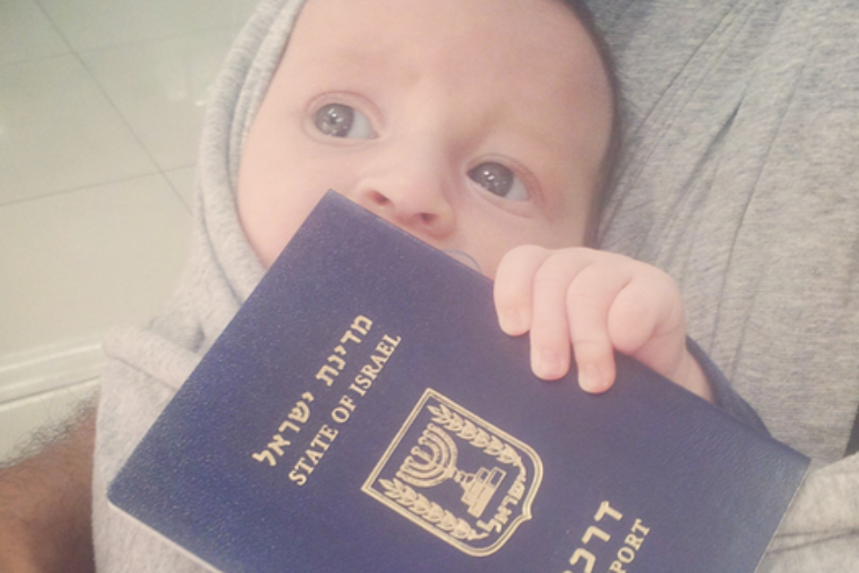 צילום: באדיבות המשפחה // בן החודשיים קיבל אזרחות ישראלית ,
