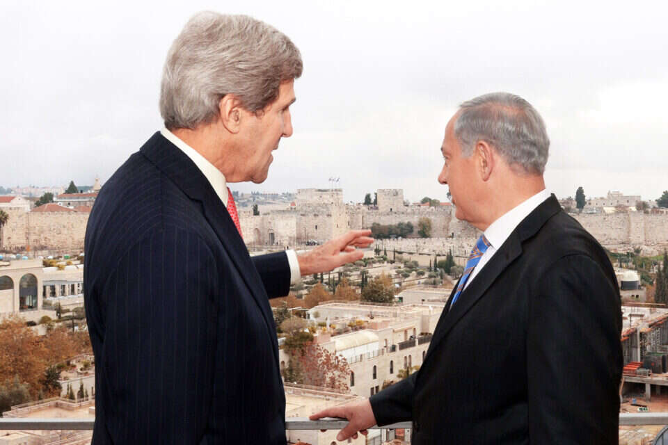 נתניהו וקרי בירושלים, שלשום צילום: חיים צח / לע"מ // נתניהו וקרי בירושלים, שלשום ,