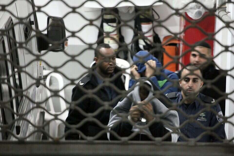 שניים מהנערים החשודים באונס // שניים מהנערים החשודים באונס ,