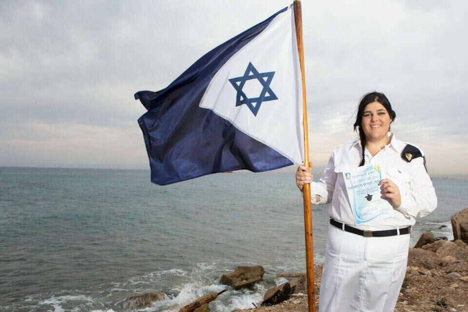 יעל קרינקין. צילום: יהושע יוסף // יעל קרינקין. "תהיה להורים שלי הזדמנות להיות בטקס סיום שלי - כשאסיים קורס קצינות" ,