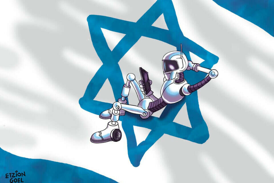 איור: עציון גואל // כ־5,000 חברות הזנק פועלות היום בישראל. איור: עציון גואל ,
