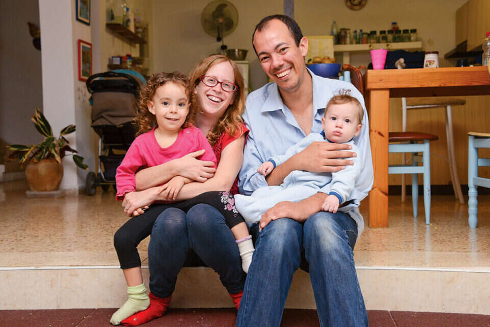 צילום: מאיה באומל־בירגר // משפחת תדמור־לוי מטבעון ,