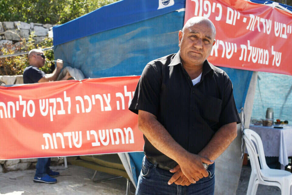צילום: אורי לנץ // ראש העירייה בוסקילה יקפל את האוהל ,