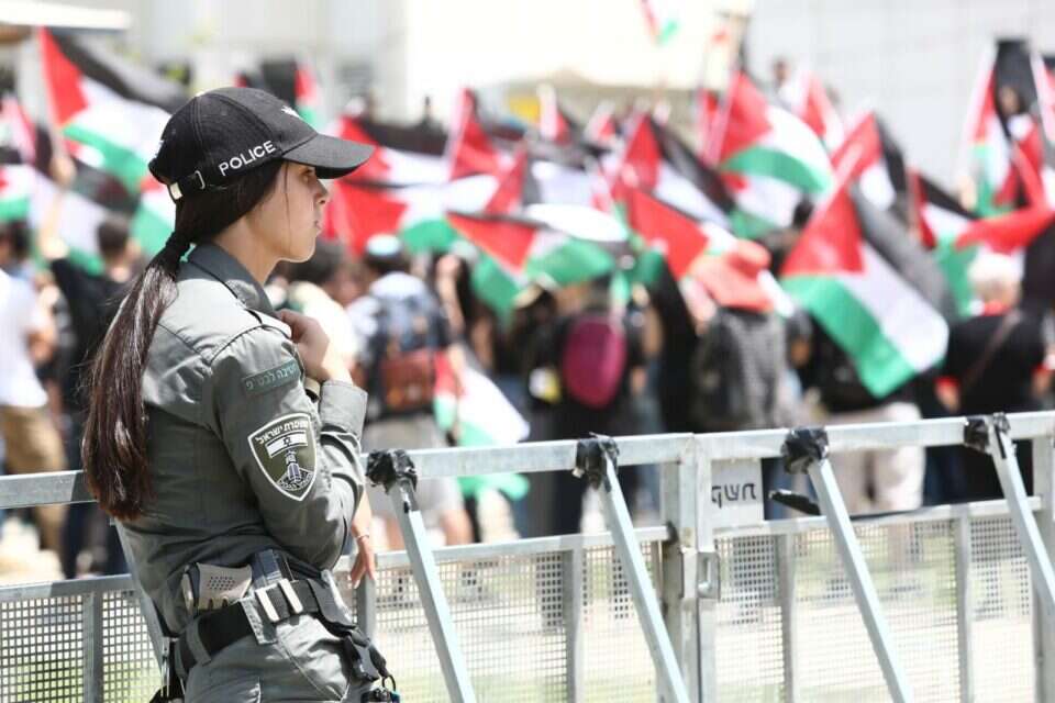 הפגנה באוניברסיטת תל אביב לרגל ציון "יום הנכבה" , גדעון מרקוביץ'