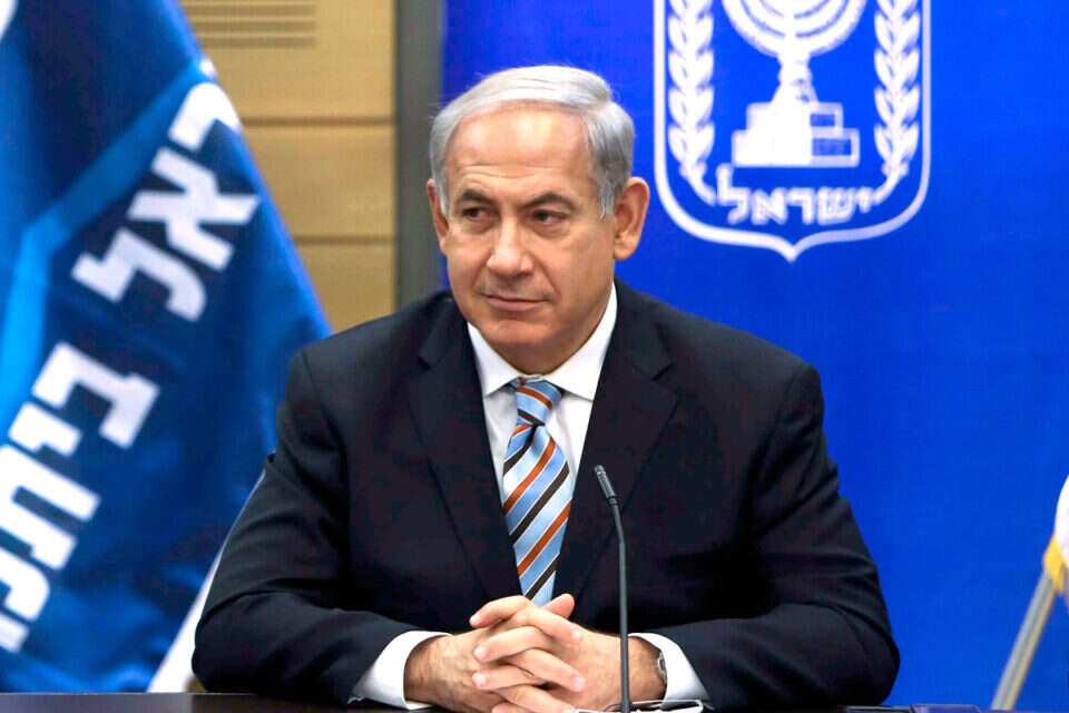 צילום: יונתן זינדל // נתניהו. היום בישיבת סיעת הליכוד ביתנו , 