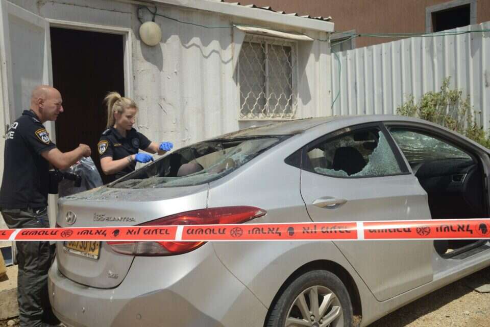 זירת רצח ברהט (למצולמים אין קשר לכתבה) , דודו גרינשפן