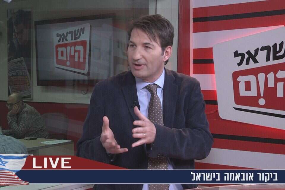 צילום: משה בן שמחון // בועז ביסמוט מאולפן "ישראל היום" ,