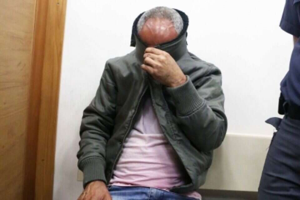 צילום: יהושע יוסף (ארכיון) // האב, בעת הארכת מעצרו  , 