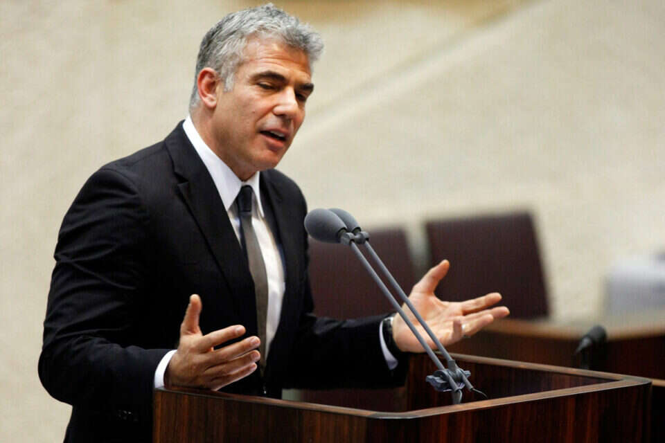 צילום: ליאור מזרחי // השר לפיד. יופיע לדיון? ,