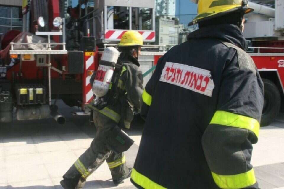 צילום: רוני שיצר, ארכיון // שובל השריפה נראה למרחוק , 