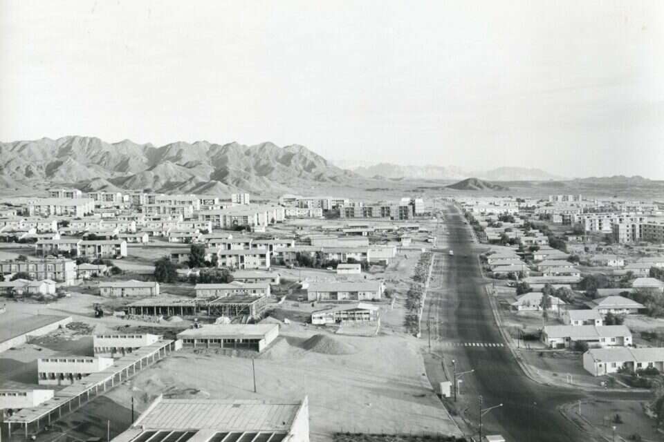 שיכונים טרומיים באילת 1962. צילום :עמי ערב ז"ל ,