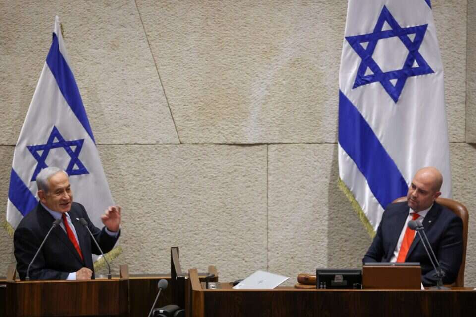 נתניהו במליאת הכנסת, הלילה , נועם מושקוביץ, דוברות הכנסת