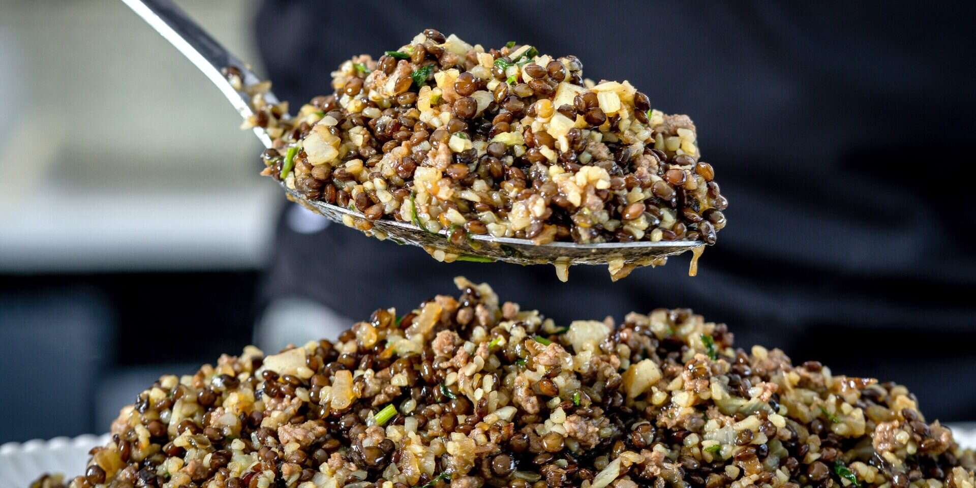 תערובת מנצחת. עדשים שחורות ובורגול , אסף קרלה