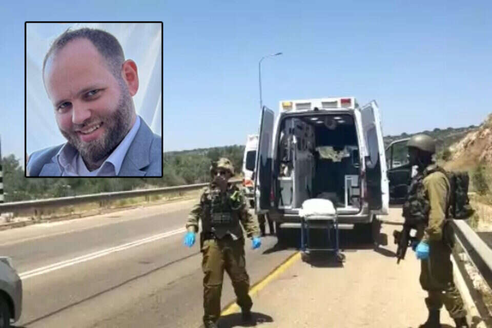הנרצח מאיר תמרי על רקע זירת הפיגוע , TPS, באדיבות המשפחה