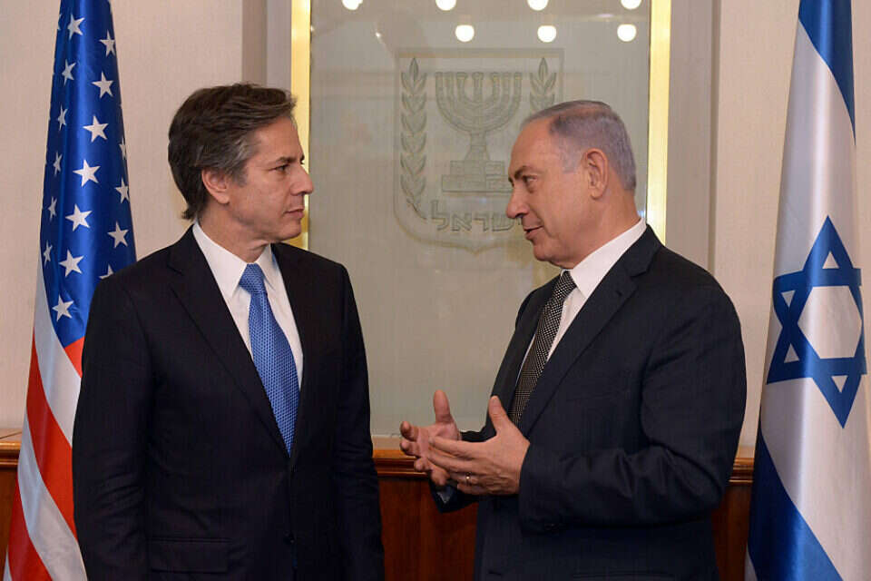 נתניהו ובלינקן , חיים צח/לע"מ