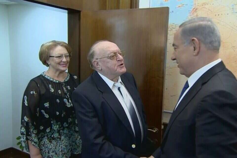 נתניהו ונידרהופר // צילום: לע"מ // נתניהו ונידרהופר ,