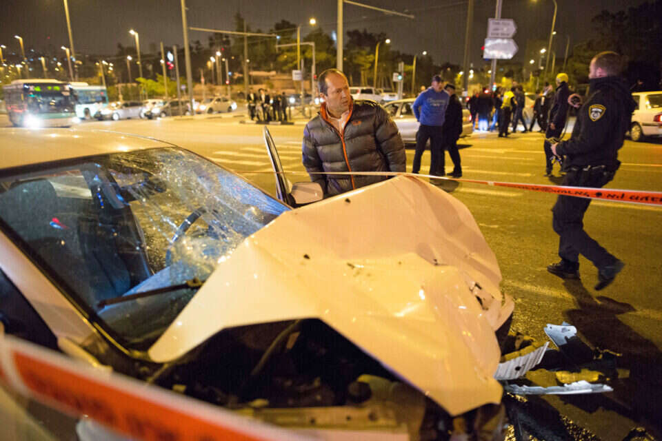 אירוע הדריסה // צילום: נעם ריבקין פנטון // אירוע הדריסה ,